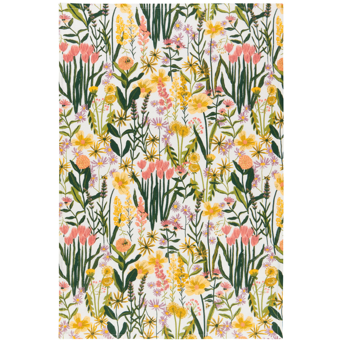Bees & Blooms Dishtowels, Set of 3