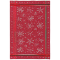 Snowflakes Christmas Jacquard Dishtowel