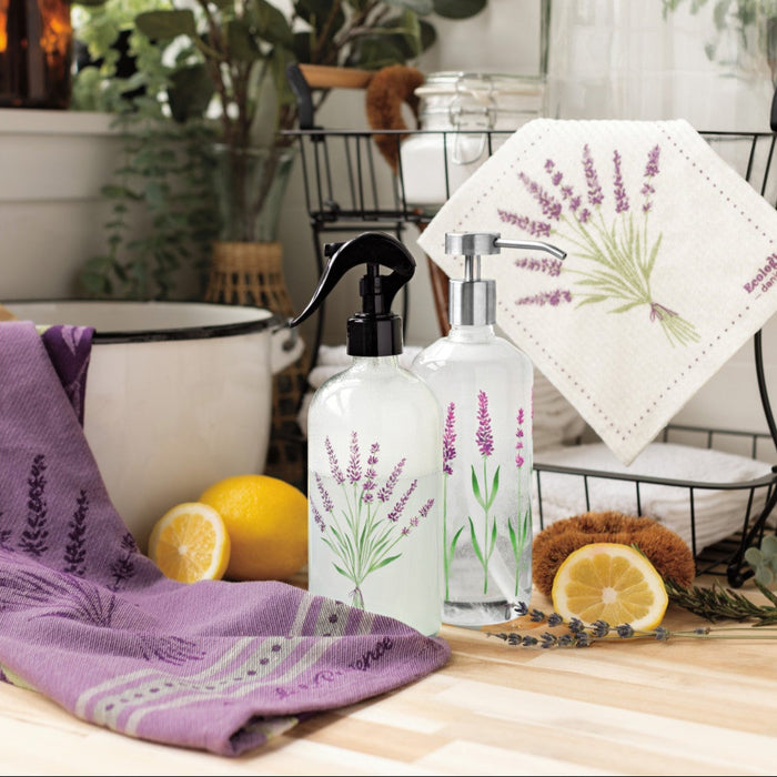 Lavender Jacquard Dishtowel