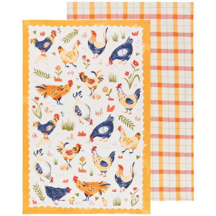 Free Range Dishtowels, Set of 2