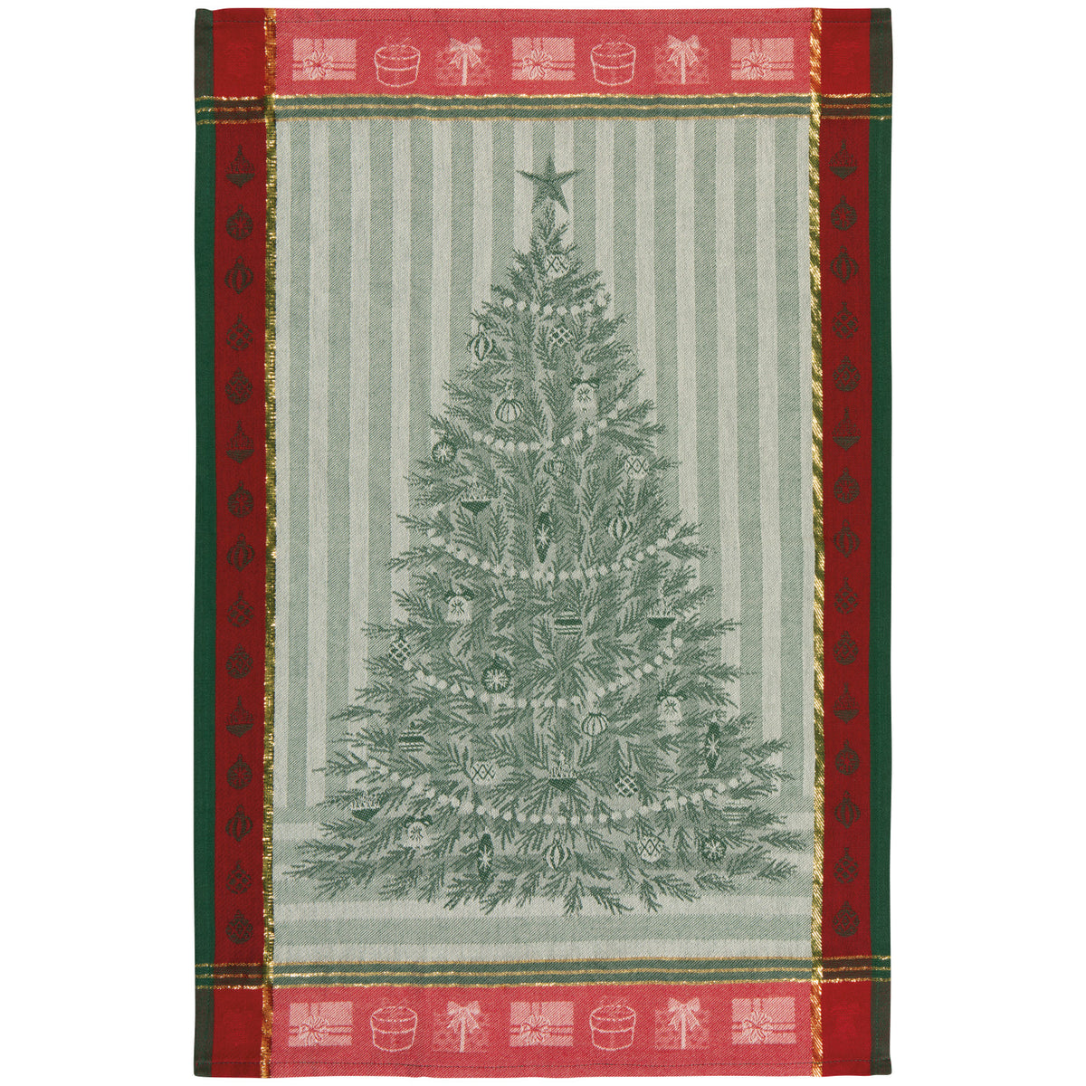 Festive Fir Jacquard Christmas Dishtowel