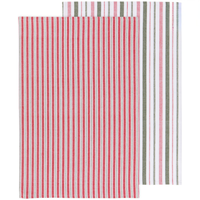 Holiday Recycled Cotton Dishtowels Set of 2