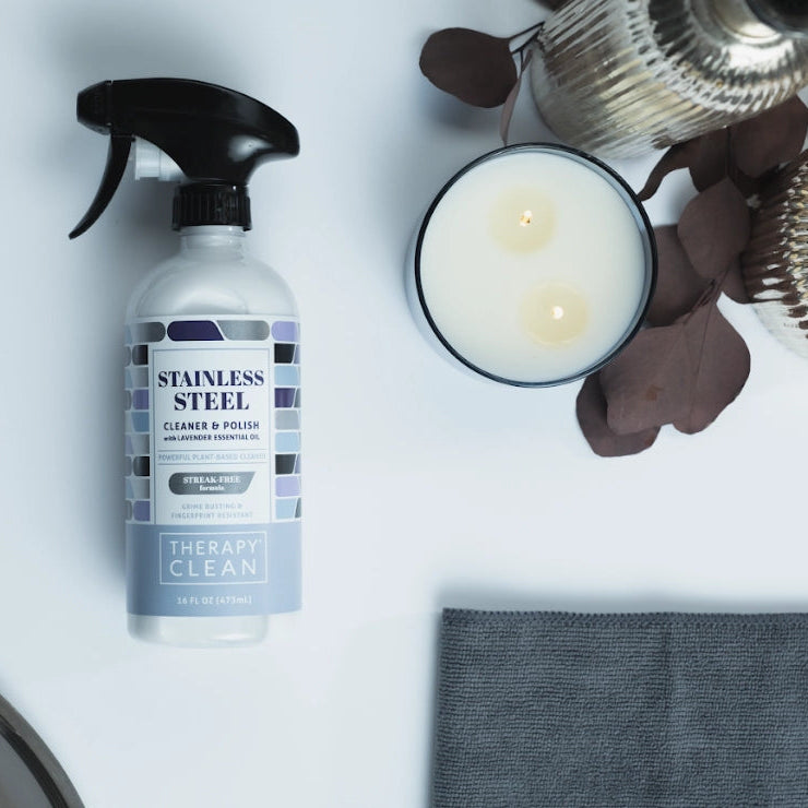 Therapy Stainless Steel Cleaner & Polish, 16Oz