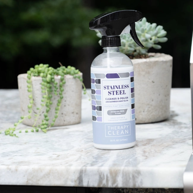 Therapy Stainless Steel Cleaner & Polish, 16Oz
