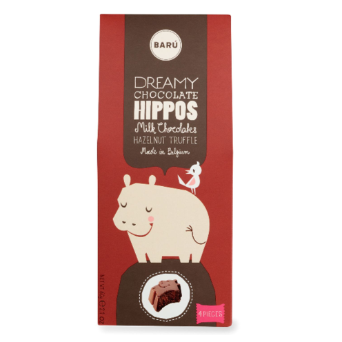 Hazelnut Truffle Hippos, Baru