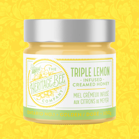 Triple Lemon Creamed Honey