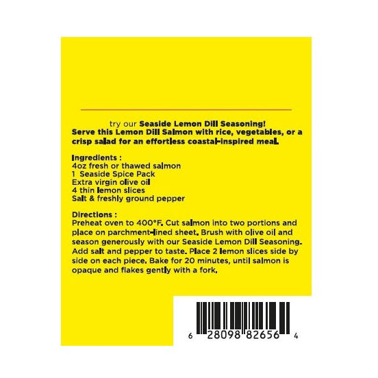 Spice Pack, Seaside Lemon Dill