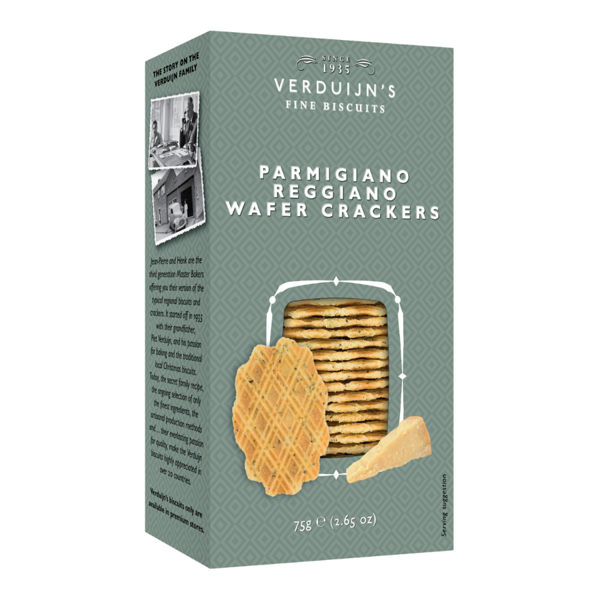 Parmesan Wafers with Basil & Garlic, 75gm