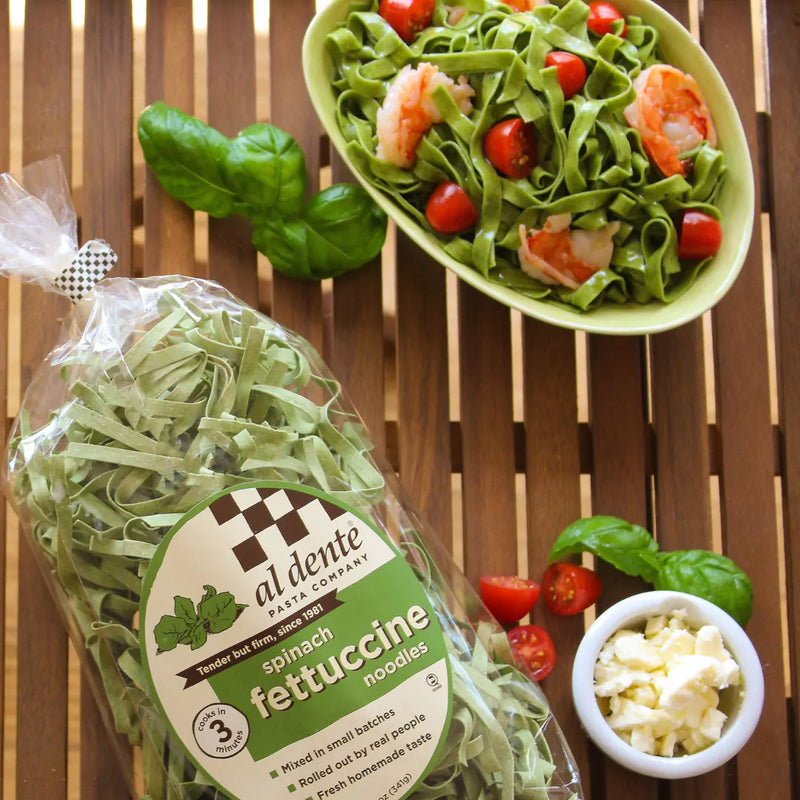 Al Dente Piccolo Pasta Spinach Fettucine
