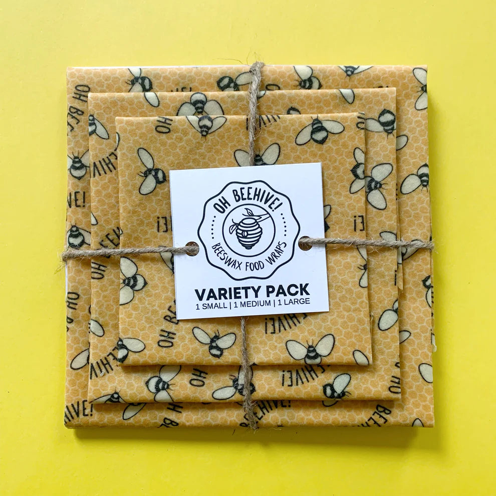 Bees Wax Wrap, Variety 3pc