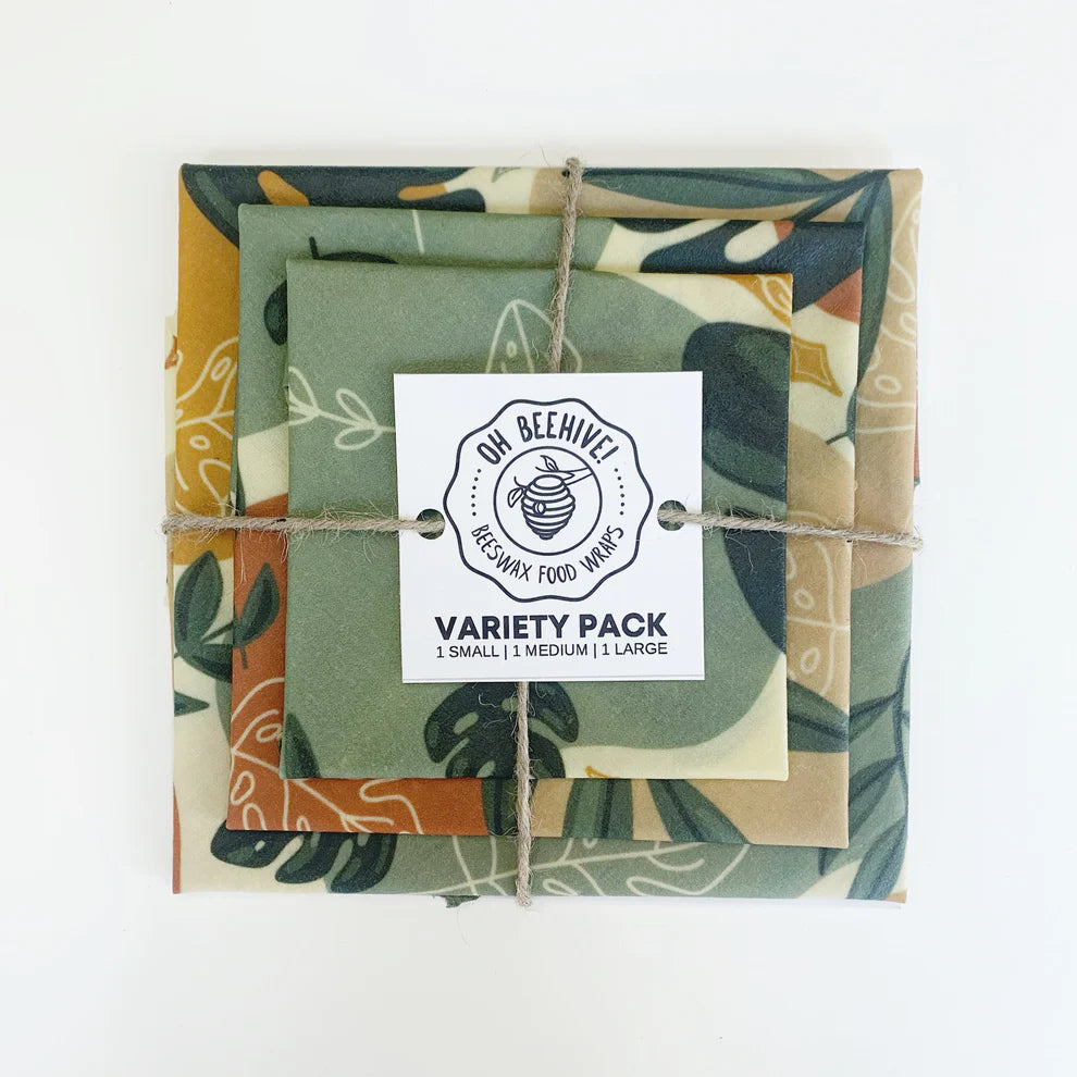 Bees Wax Wrap, Variety 3pc