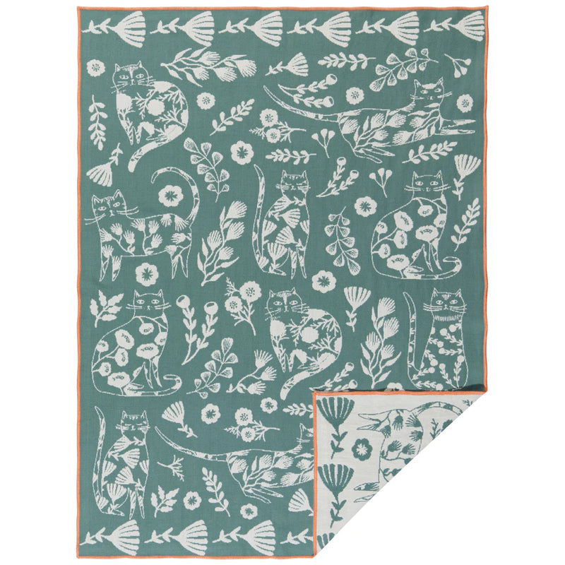 Double Catbloom Dish Cloth