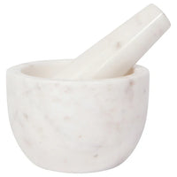 White Marble Mortar & Pestle