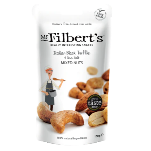 Mr Filbert's Italian Black Truffle & Sea Salt Mixed Nuts