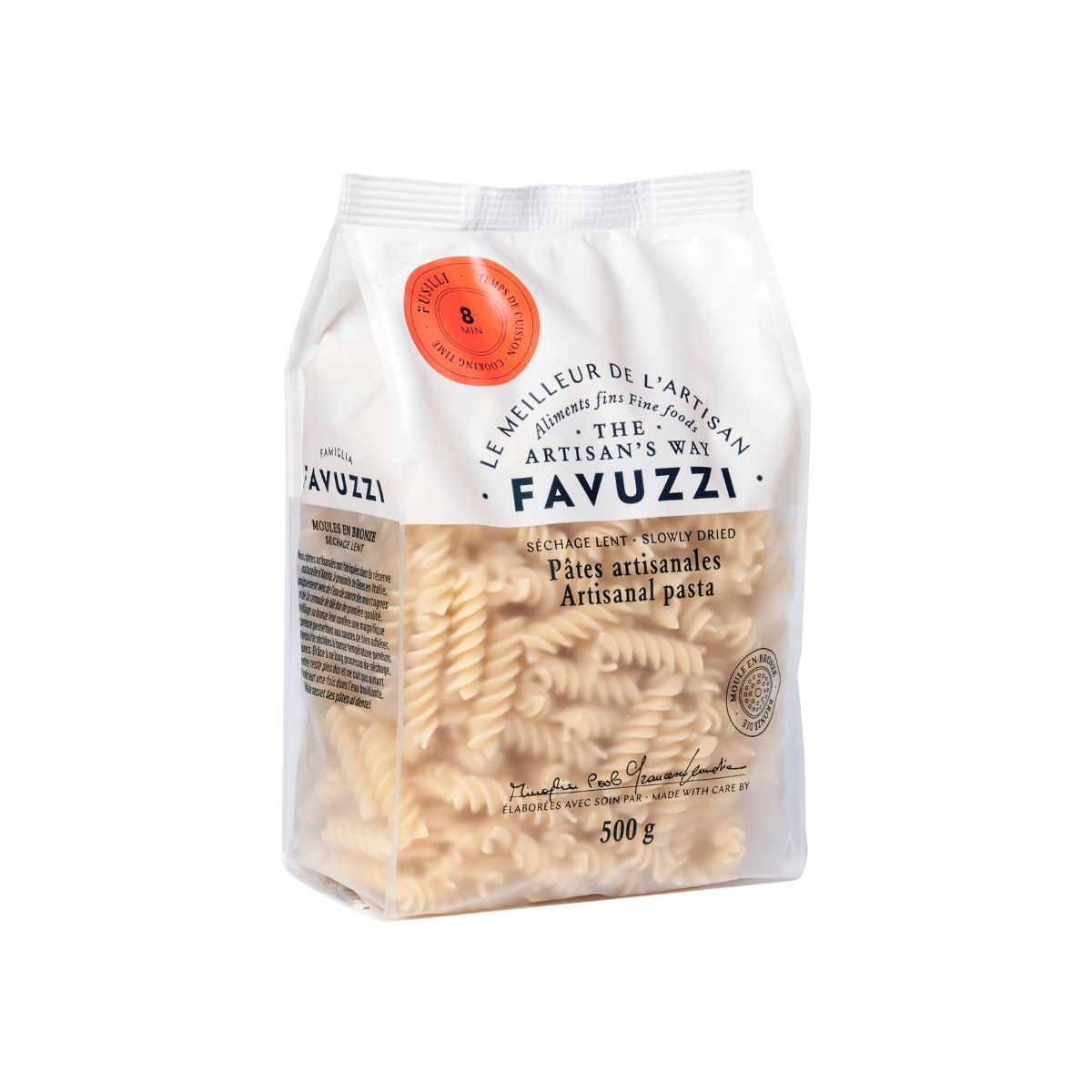 Favuzzi Fusilli Bronze Die Pasta, 500g