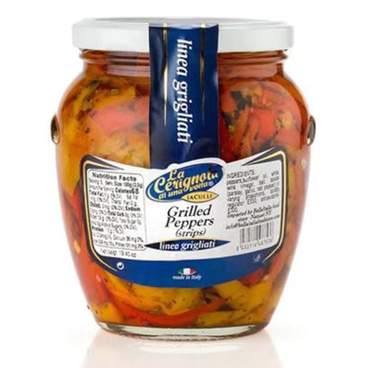 Cerignola Grilled Red Peppers, 290g