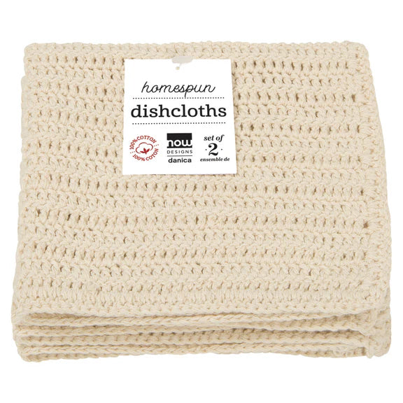 Homespun Natural Dishcloth