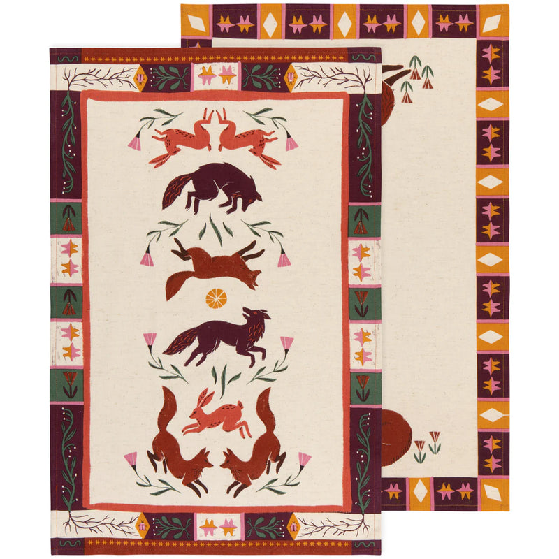 Folktale Tea Towels, Set of 2