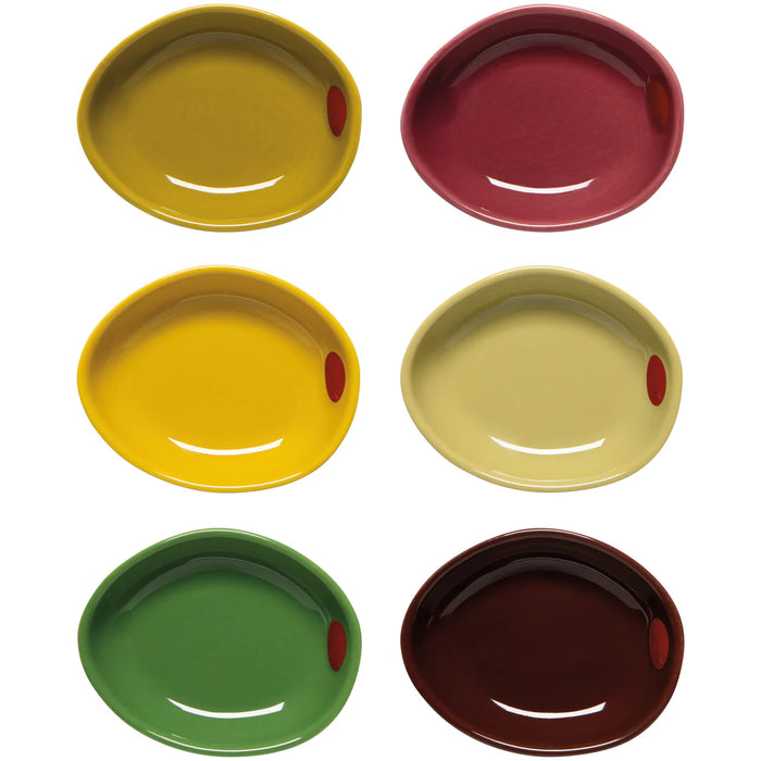 Olive Pinch Bowls - Set of 6