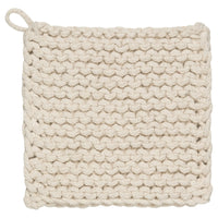 Knit Pot Holders, Assorted Colours