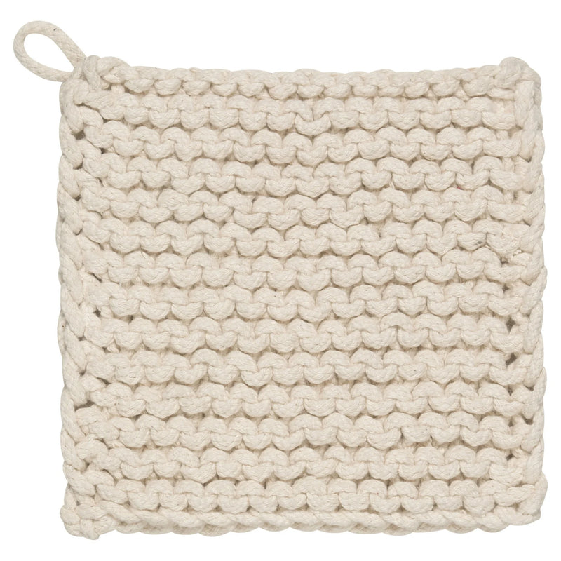 Knit Pot Holders, Assorted Colours