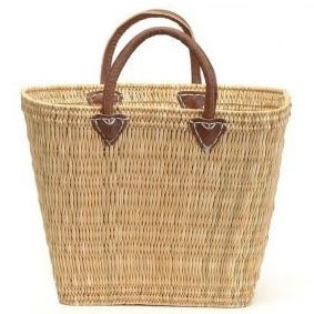 Market Baskets, Tapered Leather Handle