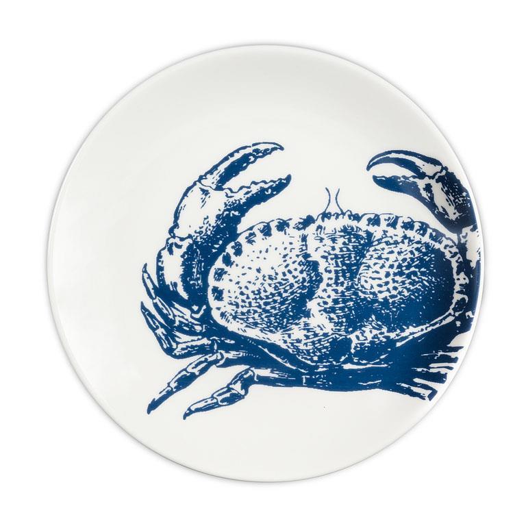 Crab Appetizer Plate, 6"D