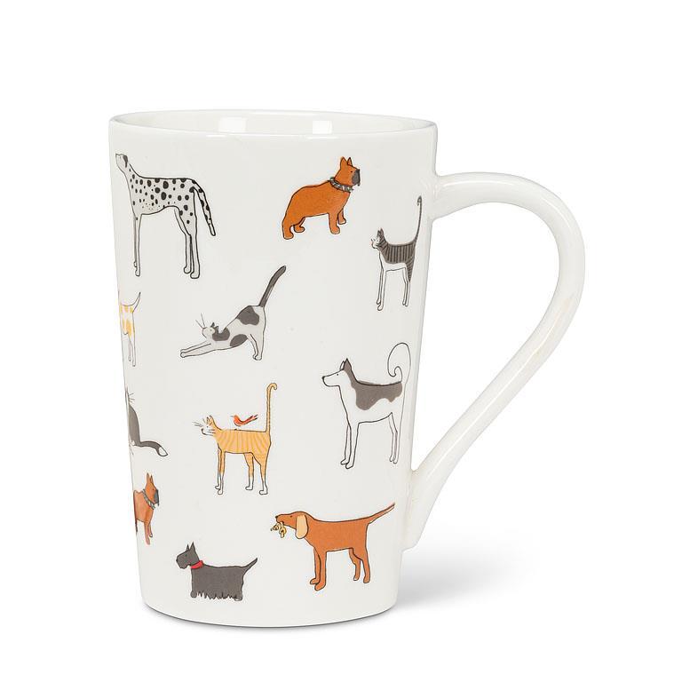 Dogs & Cats Tall Mug, 14oz