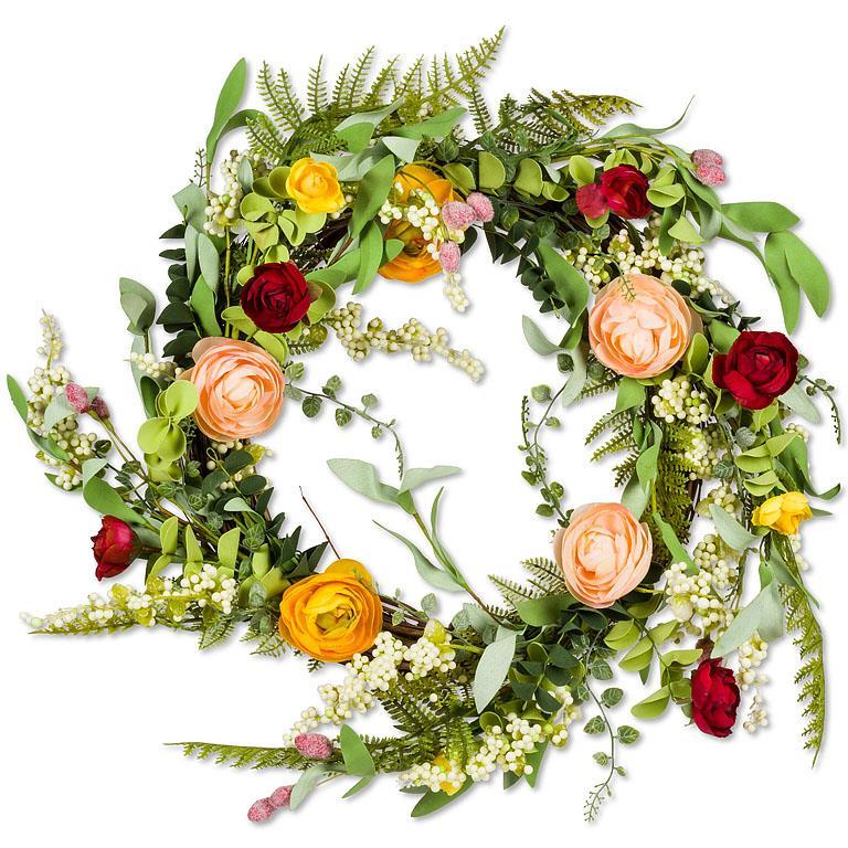 Meadow Flowers Spring Wreath