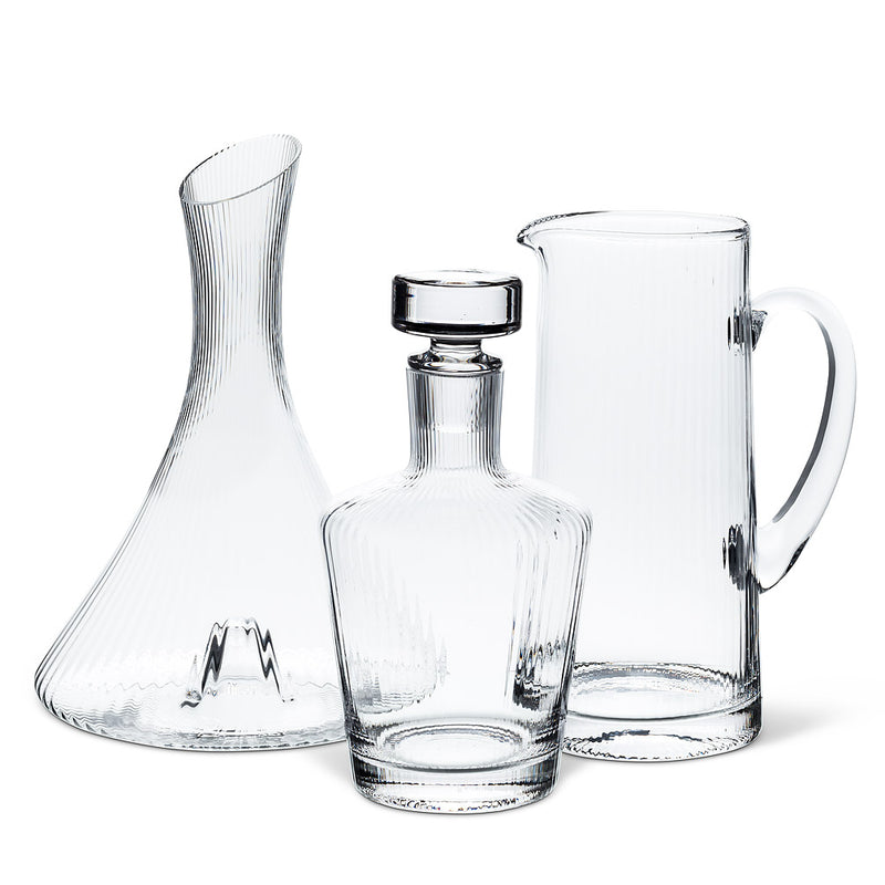 Optic Glass Decanter