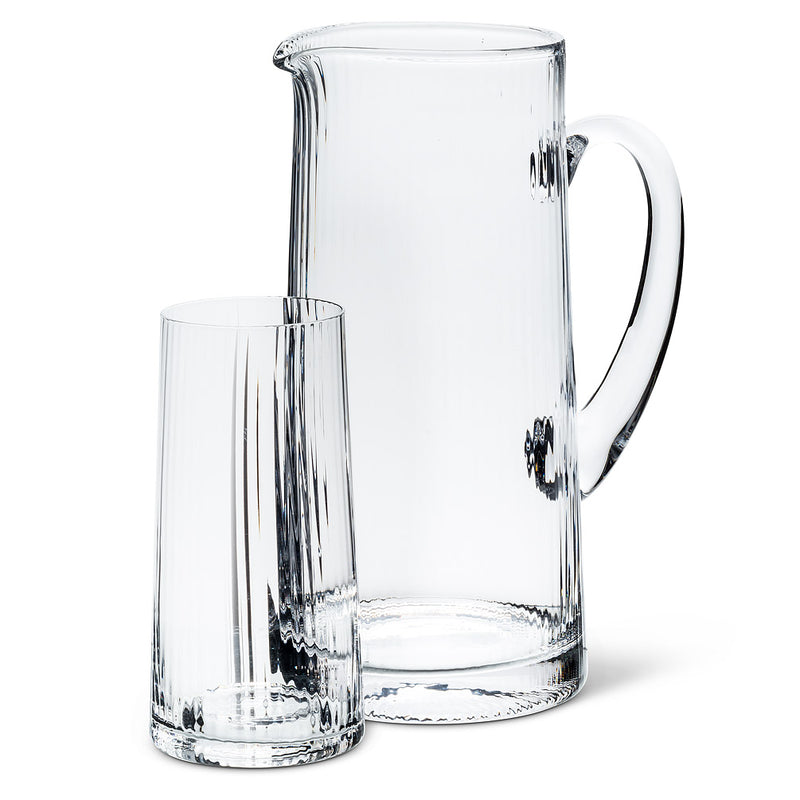 Optic Glass Pitcher