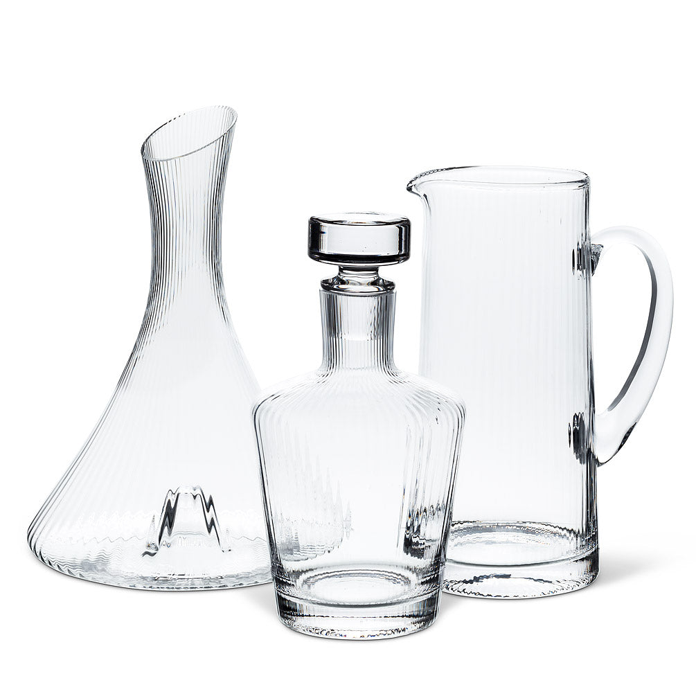 Optic Glass Pitcher