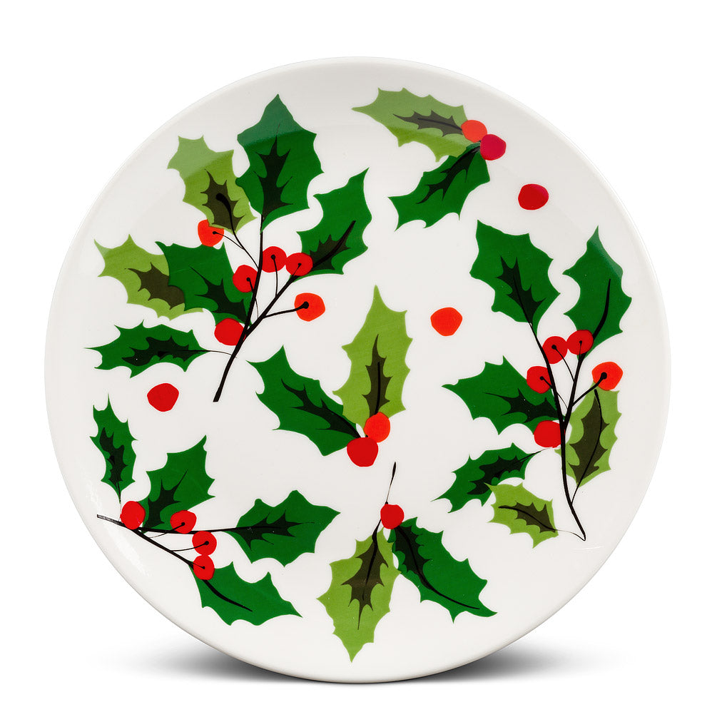 Allover Holly Small Plate