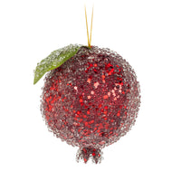 Glitter Pomegranate Ornament