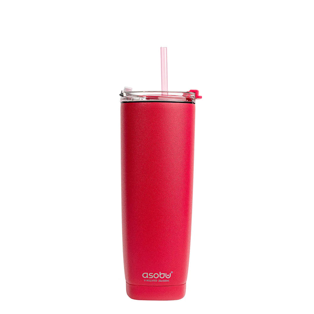 Asobu Insulated Tumbler with Straw