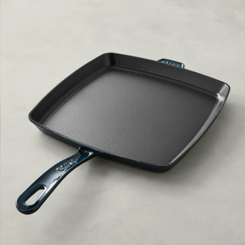 12 Inch Square Cast Iron Fry Pan