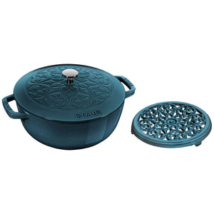 Coquette & Trivet 2pc Set