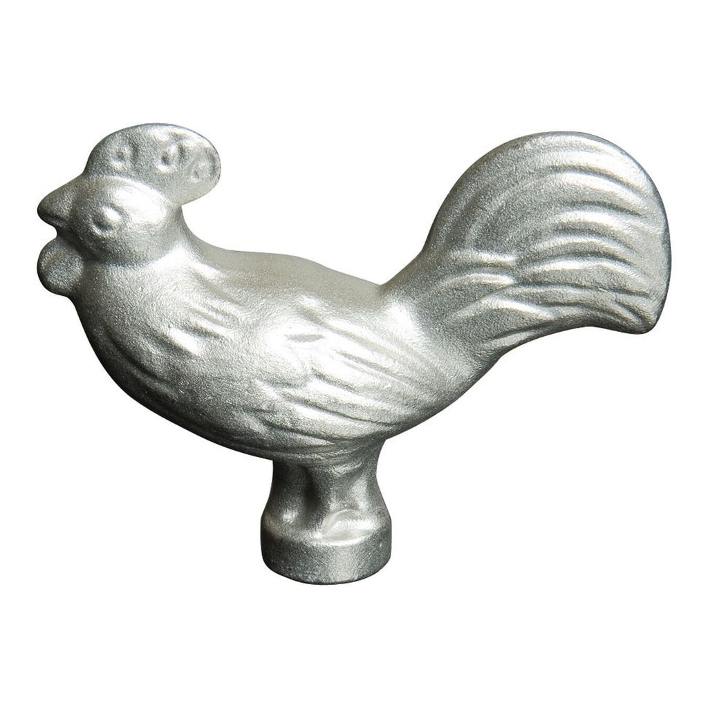 Rooster Knob, Stainless Steel