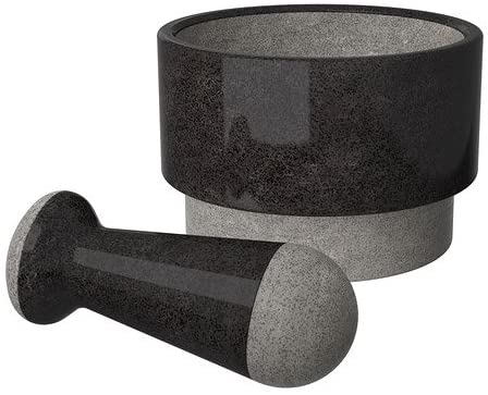 Mortar & Pestle, Blk Marble