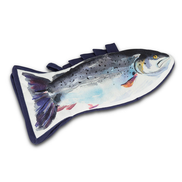 Trout Shaped Oven Mitt