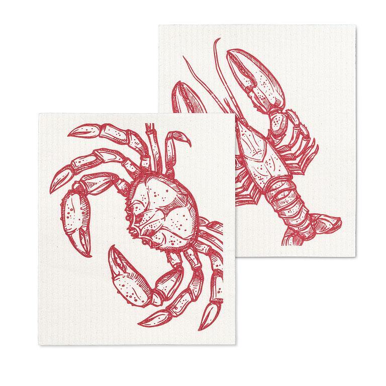 Swedish Cloths - Lobster, Set of 2