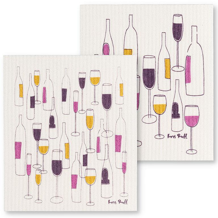 Swedish Cloths - Wine & Glasses, Set of 2