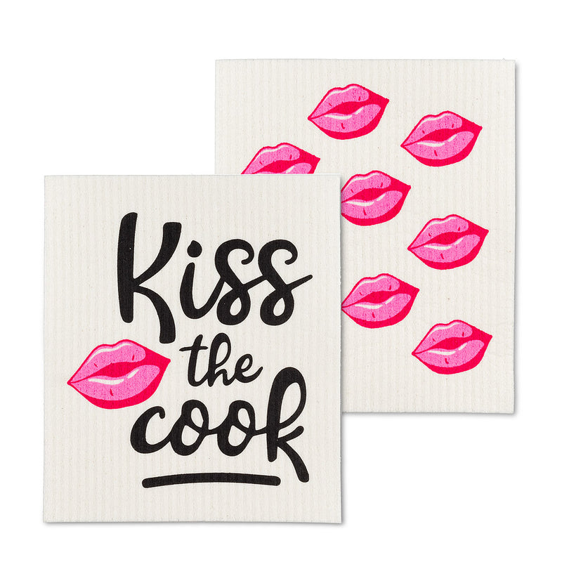 Swedish Cloths - Kiss the Cook, Set of 2