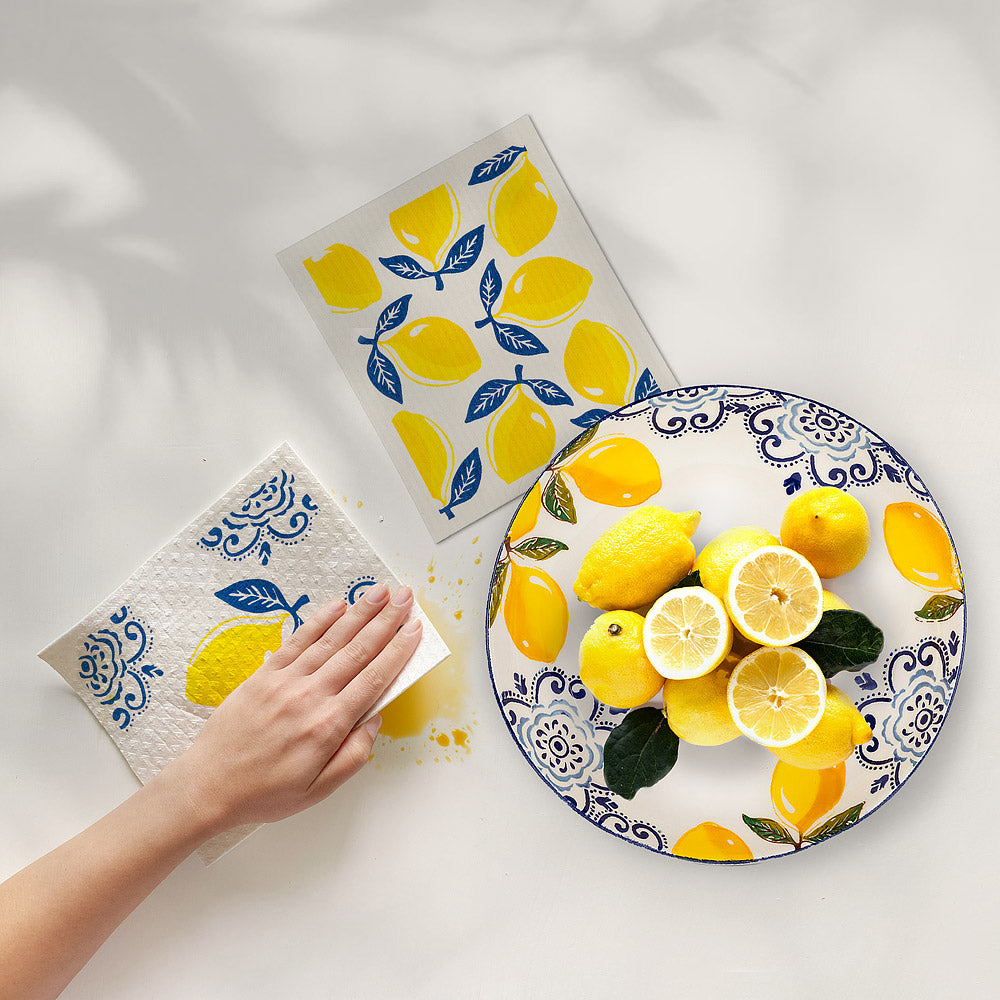 Swedish Cloths - Sorrento Lemons, Set of 2