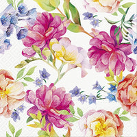 Napkins, Orchids & Peonies 20Pk.