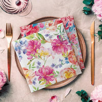 Napkins, Orchids & Peonies 20Pk.