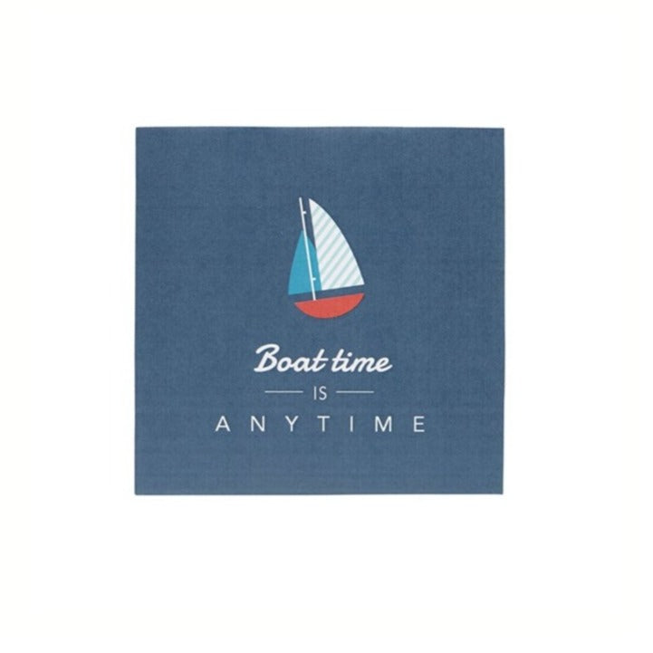 Boat Time Cocktail Napkin,  20pk