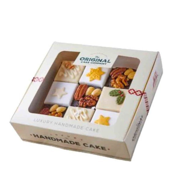 Christmas Fruit Cake Gift Box, 9 Pc