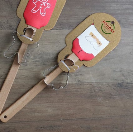 Santa Spatula & Cookie Cutter, 2 pcs.