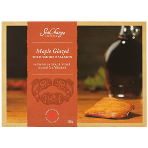Maple Glazed Wild Smoked Salmon, 100g